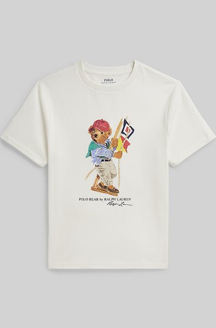 Polo Bear Cotton Jersey Tee