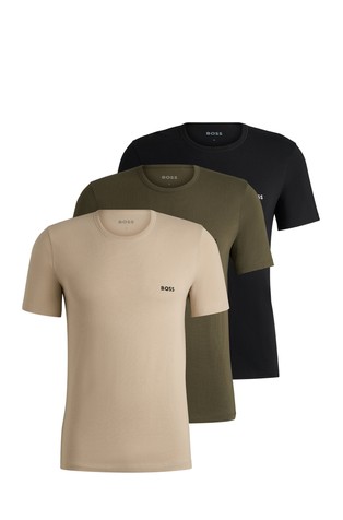 Paket od 3 pamučne potkošulje s logotipom