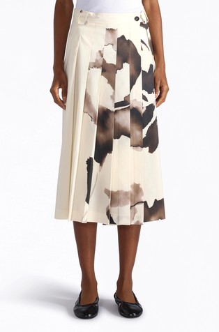 Midi suknja s cvjetnim printom