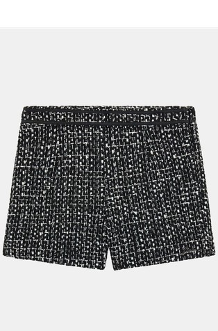 Kratke hlače od tvida sa svjetlucavim lurex vlaknima