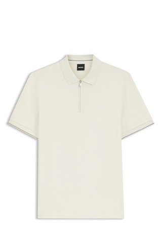 Regular fit polo majica s djelomičnim kopčanjem