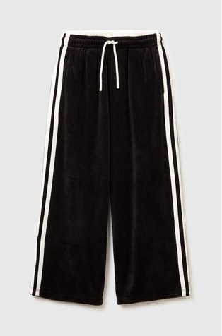 Plišani donji dio trenirke sa širokim nogavicama