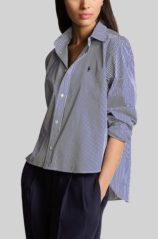 Oversize Striped Cotton Shirt