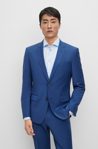 Elegantan slim fit sako od mješavine vune