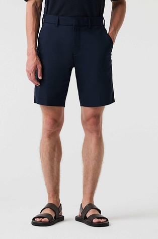 Shorts in stretch cotton blend fabric