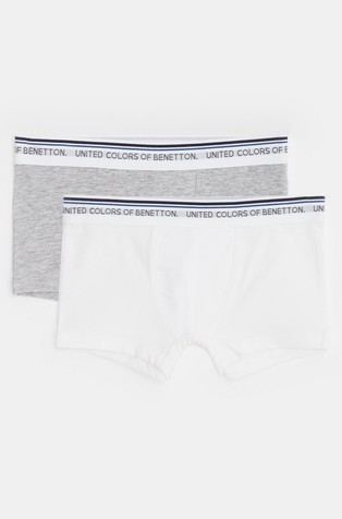 Paket od 2 para bokserica s logo obrubom