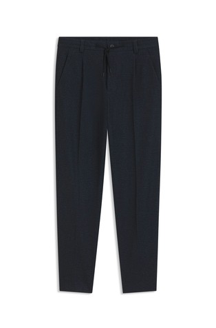 Modern fit hlače od rastezljive tkanine s mikrouzorkom