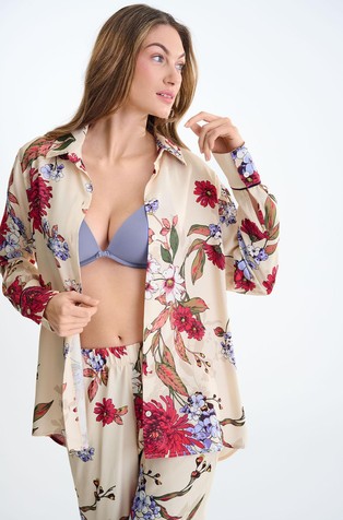 Tamara patterned classic pyjama top