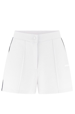 Textured shorts with logo