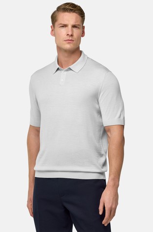 Pletena polo majica od merino vune