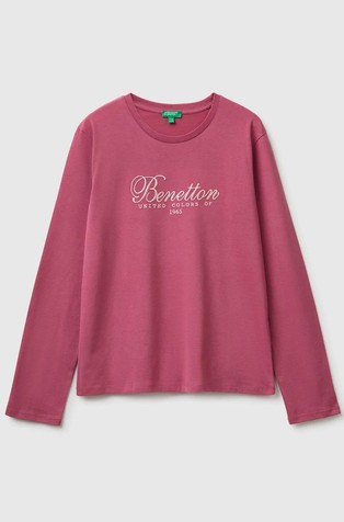 Long-sleeved T-shirt with logo embroidery