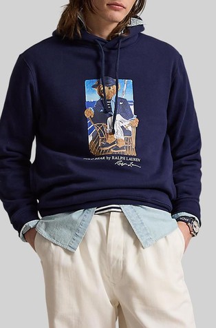 Polo Bear pulover s kapuljačom i flisiranom unutrašnjošću