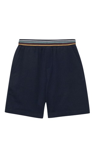 Loose fit kratke hlače s prugastim obrubom oko struka