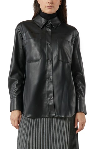 Košulja-jakna od umjetne kože