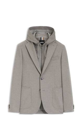 Slim fit sako s kapuljačom