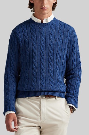 Strukturirano pleten pamučni pulover