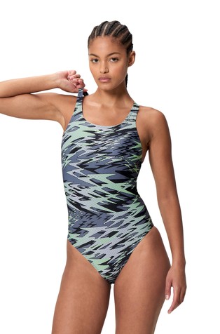 Hyperboom Printed Medalist Swimsuit