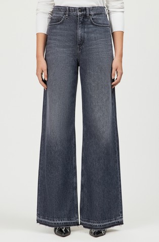 High Waist Denim with Wide Leg