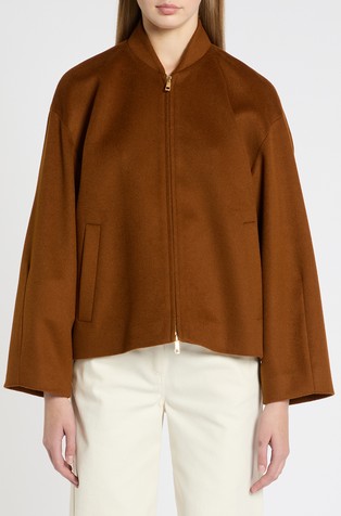 Wool and cashmere blend jacket