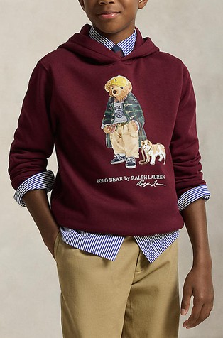 Polo Bear pulover s kapuljačom i flisiranom unutrašnjošću