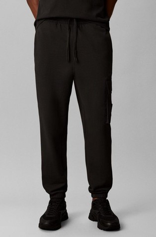 Cotton Terry Cargo Joggers