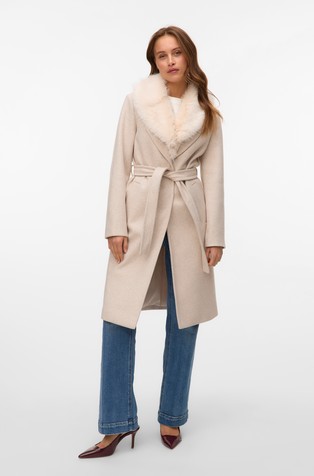 VMAUTUMN coat with fux-fur