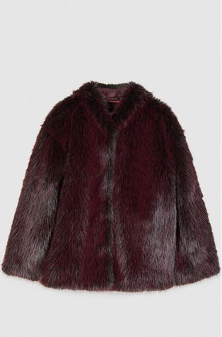 Jakna od umjetnog krzna