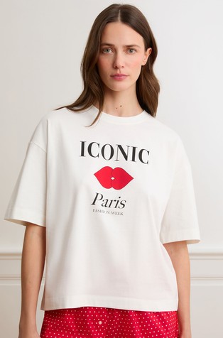 Iconic pamučna majica kratkih rukava s otiskom