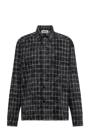 Karirana košulja od mješavine pamuka