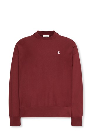 Oversized fit pulover od mješavine pamuka s monogramom