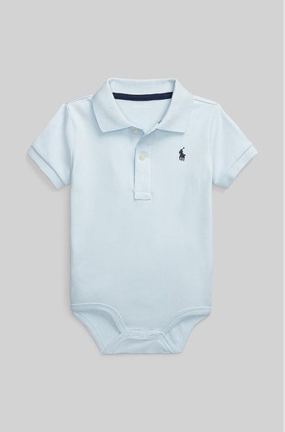 Pamučni bodi s polo ovratnikom