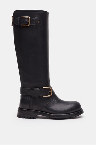 Biker čizme od teleće kože