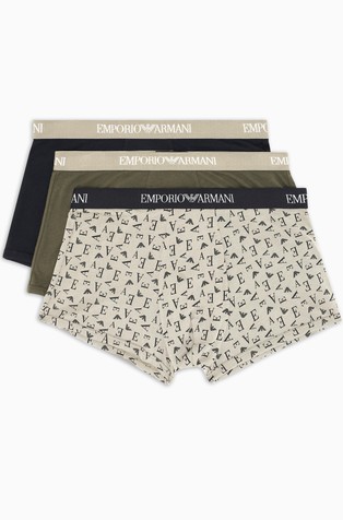 Paket od 3 para bokserica s logo obrubom