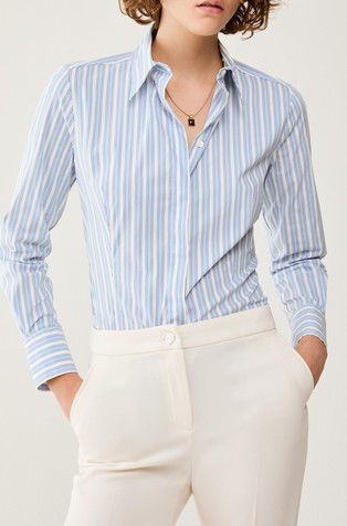 Slim fit košulja od popelina