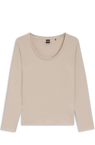 Gornji dio pidžame od mješavine pamuka s vafl teksturom