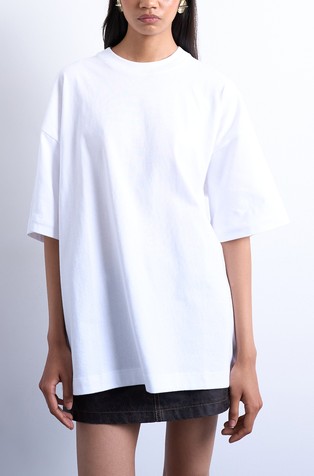 TSIDA oversize fit pamučna majica kratkih rukava