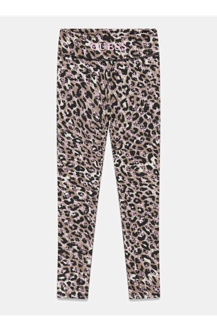 Tajice od mikrofibre s leopard uzorkom