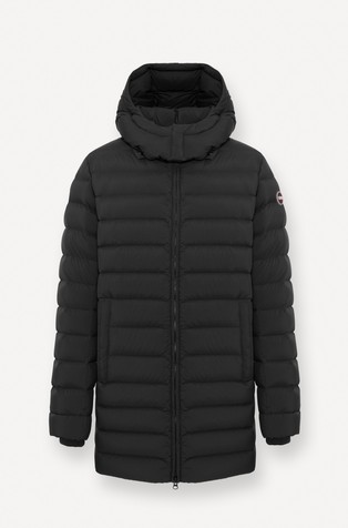 Vodoodbojna prošivena jakna punjena paperjem s bočnim prorezima