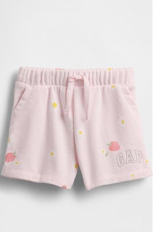 babyGap Logo Pull-On French Terry Shorts