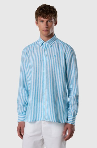 Lanena košulja s uzorkom