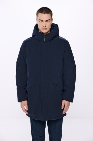 Duža jakna s kapuljačom