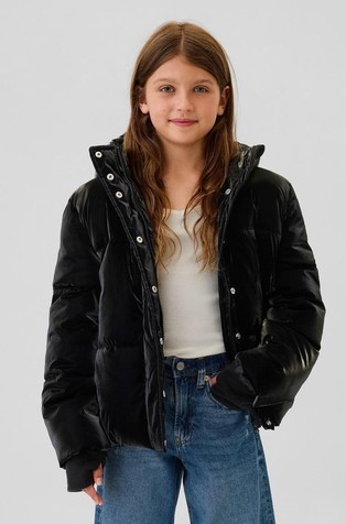 Svjetlucava prošivena jakna za djevojčice