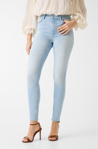 1981 Skinny jeans hlače s ukrasnim kamenčićima