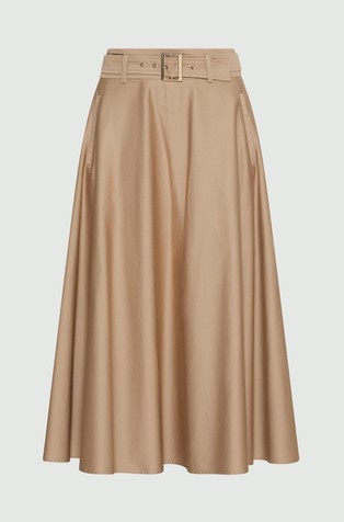 Vodoodbojna suknja od rastezljivog pamučnog satena