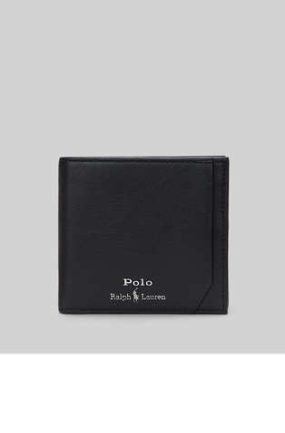 Leather Billfold Coin Wallet