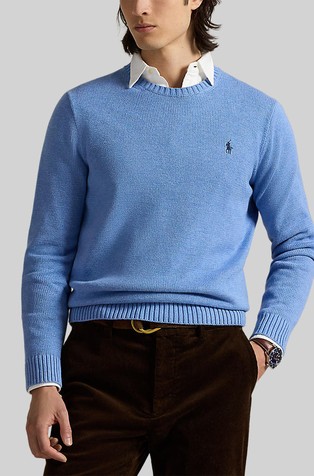 Pleten pamučni pulover