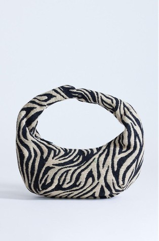 TSGIANE patterned canvas shoulder bag