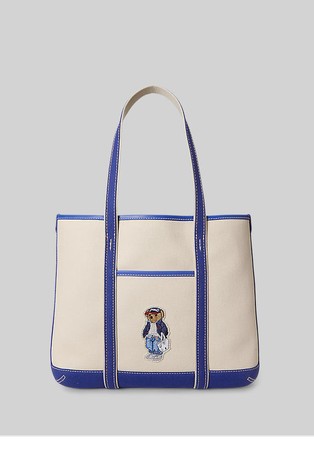 Polo Bear platnena shopper torba