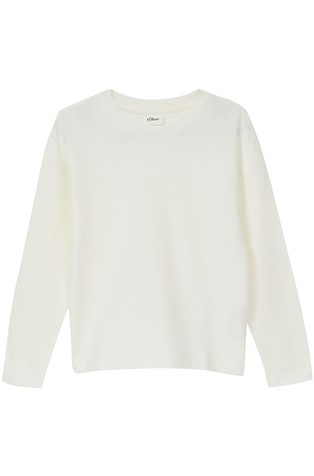 Majica dugih rukava od teksturirane tkanine