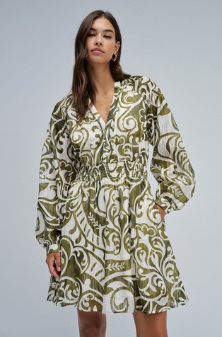 Kratka haljina s uzorkom